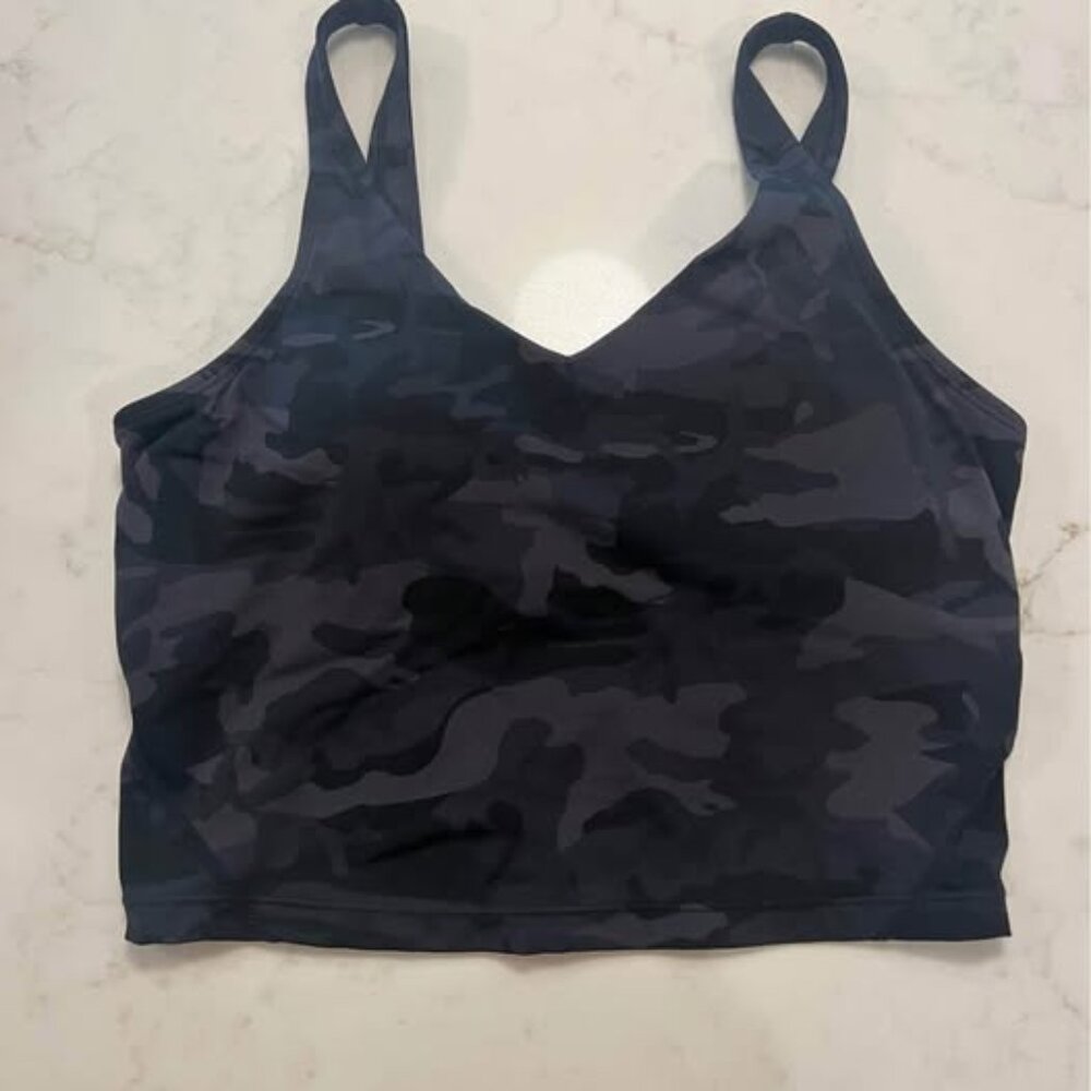 Black Camo Workout Tank Top